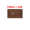 [TOMACO-752] TOMACO + USB MADERADO AQUA MAVIJU