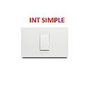 [VPR-001] INTERRUPTOR VETO PREMIUN BLANCO / 1 SERVICIO