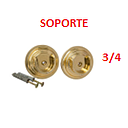 [CORTINA-015] SOPORTE ABIERTO PARA CORTINA 3/4" DE PARED (UN PAR)