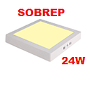 [PANEL-304] PANEL SOBREP CUADRADO CALIDO 24W LAMPARA